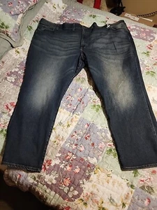 Lee BIG Men's Extreme Motion Straight Fit Tapered Leg Jeans 60x30 NWT 5766 - Picture 1 of 8