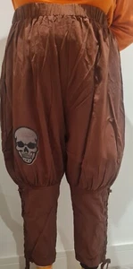 Men's Medieval Renaissance Pirate Pants Viking Gothic Trousers Halloween Costume - Picture 1 of 12