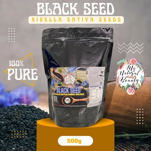 BLACK SEED- 500g Nigella Sativa Seeds- Kalonji - Picture 1 of 12