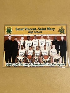 2003-LeBron James Rc St. Vincent St. Mary High School #5 #/10,000 w/Certificate - Picture 1 of 3