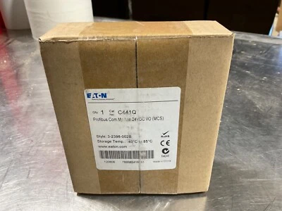 Eaton C441Q Profibus COM I/O Module Communication Adapter 24VDC S611 New - Image 1 of 2