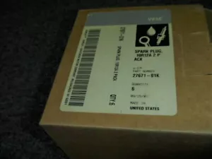 2002-2017 Harley Davidson V-Rod Motorcycle 10R12A Spark Plugs (6) 2-pk 27671-01K - Picture 1 of 2