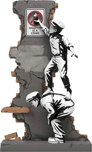 Graffiti Crime Brandalised Mighty Jaxx Polystone Figure Statue Art Collectible - Foto 1 di 6