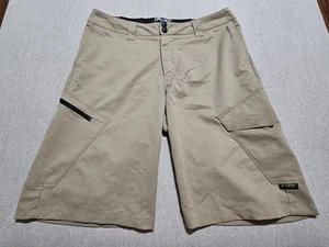 Fox Racing Ranger Shorts 34 Khaki MTB Trail Riding Bike Cargo Utility Zip Pocket - Picture 1 of 16
