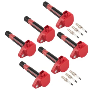 6x Ignition Coil + 6x Spark Plug for Honda Accord Odyssey Pilot 3.5L 2008-2017 - Bild 1 von 9