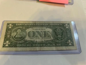 Zip Code-Chino Hills 2017A $1 Bill Fancy Serial Number-  B 91709000 B - Picture 1 of 1