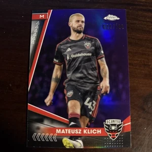 2024 Topps Chrome MLS - Mateusz Klich #166 Purple Wave Refractor /199 - Bild 1 von 3