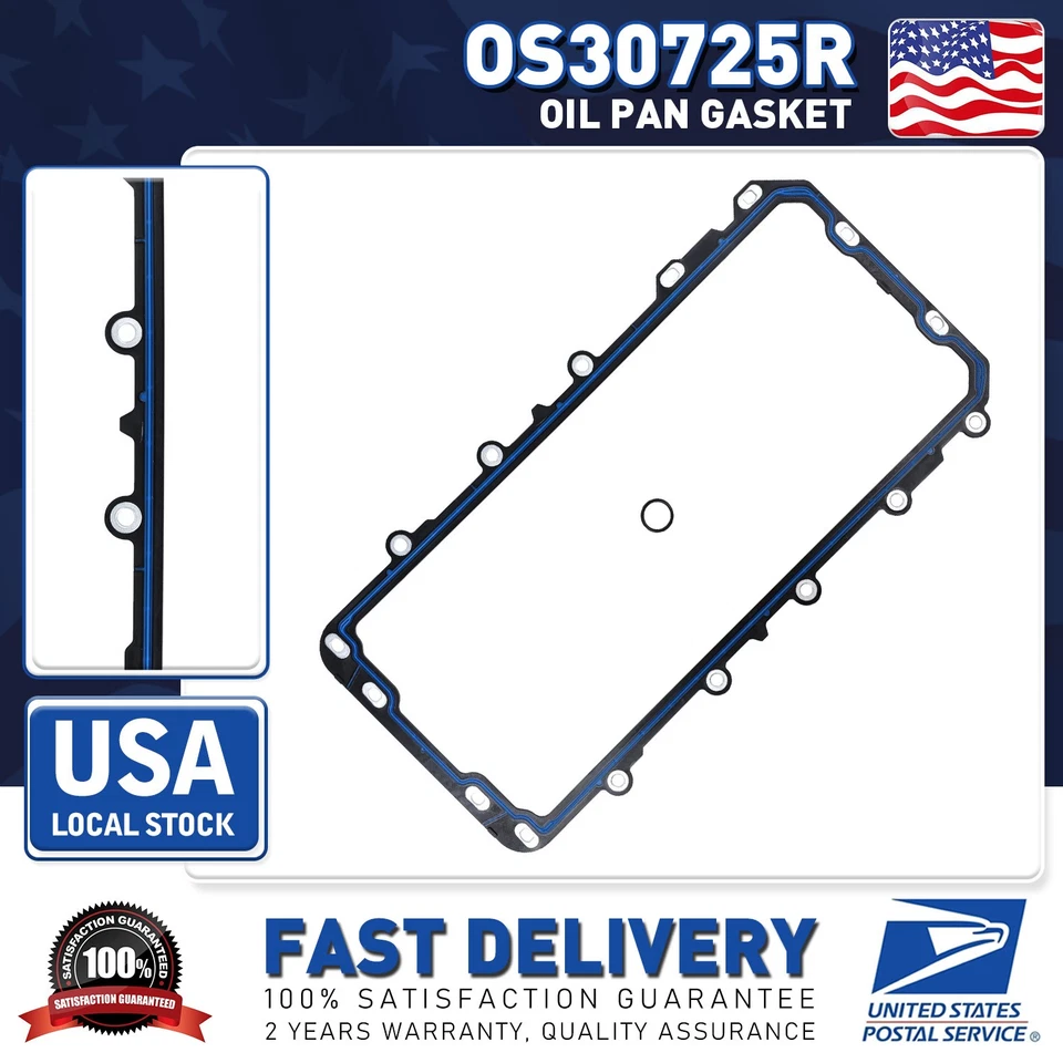 Automotive Engine Oil Pan Gasket OE OS30725R Replace For Ford F-150 4.6L 5.4L - Изображение 1 из 4