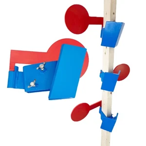 Bash Target Supply AR500 Dueling Tree Target, 3-Pack with AR500 Guard, 6" Pad... - Picture 1 of 2