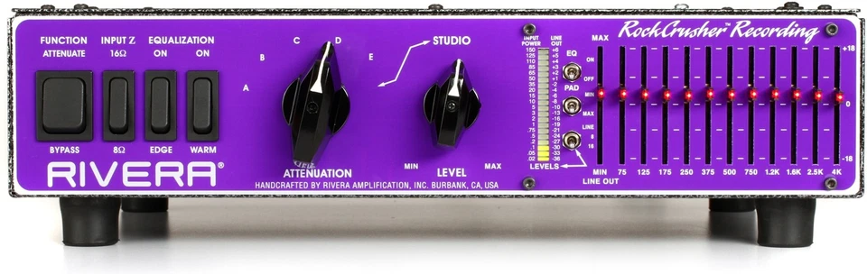 Rivera RockCrusher Recording Power Attenuator with 11-Band EQ Speaker Emulator - Image 1 of 1