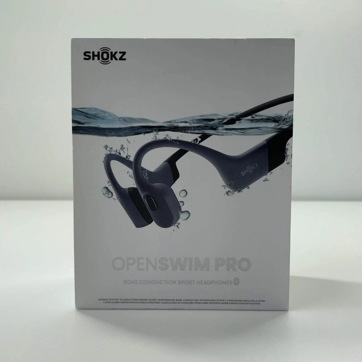 New Shokz OpenSwim Pro Bone Conduction Sport Headphones Grey S710