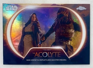 Mae Aniseya Derrota Maestro Jedi Indara 2025 Topps Cromo Star Wars El Acólito - Imagen 1 de 2