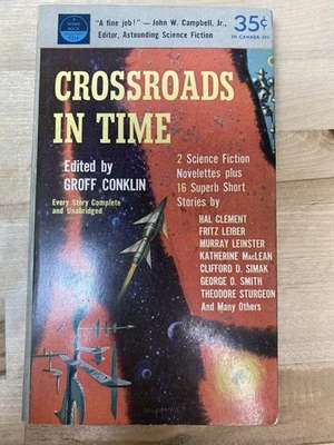 Crossroads In Time Edited By Groff Conklin SIGNED By Katherine Maclean 1953 PB - Image 1 of 4