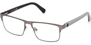 Guess Herren Matt Gunmetal Rechteck Browline Brillengestell - GU50131 009 57 - Bild 1 von 4