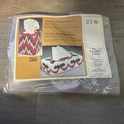 Creative Circle Plástico Lona CINTAS DE VACACIONES PAÑUELOS CAJA CUBIERTA #2184 Nuevas FOTOS Foto 1 de 3