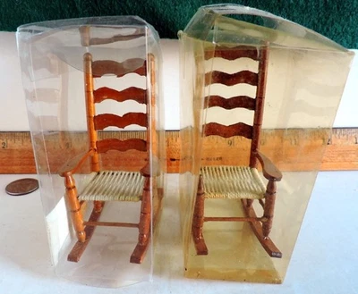 Mecedoras estilo coctelera para casa de muñecas sillones muebles miniatura 42 Foto 1 de 4