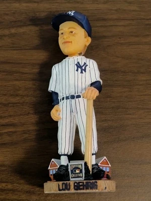 Cabeza de Bobble Lou Gehrig MLB Yankees 4965 coleccionable Legends of the Park Forever Foto 1 de 4