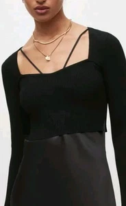 Allsaints Sassi cropped jumper only Ladies Small - Picture 1 of 8