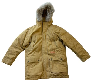 Giacca Parka Pesante Vintage Ecko Unltd Funzione Uomo Taglia Media Y2K Pelliccia Coyote - Foto 1 di 21