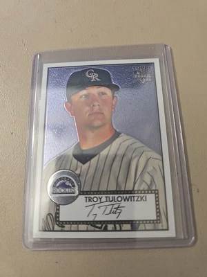 2007 TROY TULOWITZKI TOPPS'52 CHROME ROOKIE CARD. COLORADO ROCKIES. 1550/1952 - Image 1 of 2