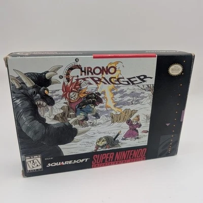 Chrono Trigger (1995) - Super Nintendo - CIB with Maps Posters Manual Authentic Foto 1 de 4