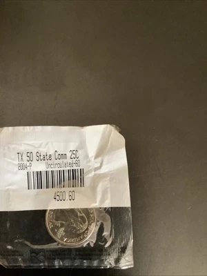 2004 P Texas State Quarter.  Uncirculated from Philadelphia US Mint - Image 1 of 4