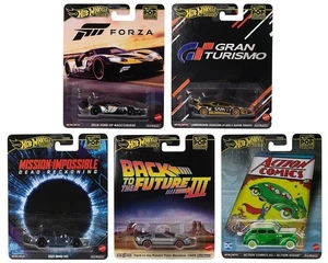 Hot Wheels Premium 2025 Pop Culture L Case, Set of 5 Cars, 1:64 HXD63-956L-6B - Picture 1 of 6
