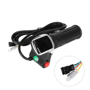 Electric Bike Throttle Grip 60V with LCD Display Speed Control and Lock - Picture 1 of 6