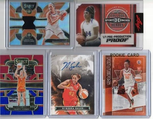 Connecticut Sun 10 card lot 1/1 auto jersey serial Aneesah Morrow Marina WNBA - Picture 1 of 4