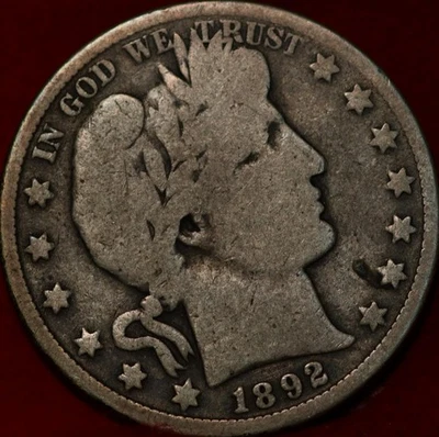 1892-O New Orleans Mint Silver Barber Half Dollar - Image 1 of 2