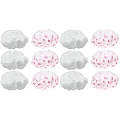  Set of 2 Wiederverwendbare Duschhaube Wasserdichte Kappe Modeduschenhaube - Bild 1 von 4