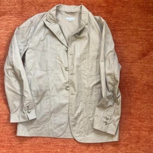 Engineered Garments Hombre Bedford Chaqueta Talla S Beige 4 Bolsillos Sólido USADO - Imagen 1 de 3