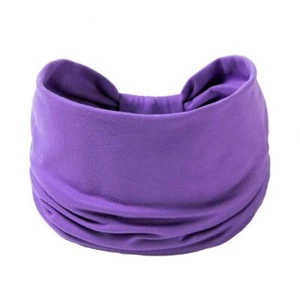Headbands for Women Purple Non Slip Hair Wrap Yoga Elastic Hair Bands Sport f... - Picture 1 of 6