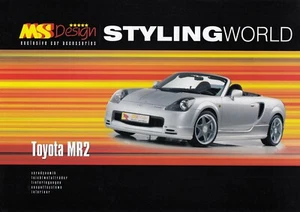 TOYOTA MR2 W3 MS DESIGN Tornado Power Tuning Prospekt Brochure Sheet AN - Bild 1 von 1