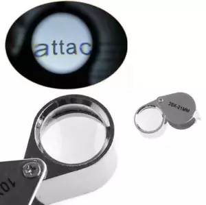 20X 30X Triplet Jeweler Eye Loupe Magnifier Magnifying Glass Jewelry Diamond - Picture 1 of 9