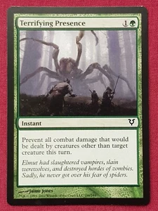 Magic The Gathering AVACYN RESTORED TERRIFYING PRESENCE green card MTG - Picture 1 of 2