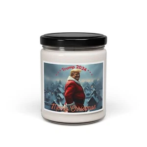 President Trump scented soy candle, 9 oz of Merry Christmas - Picture 1 of 11