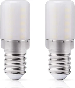 E14 LED Fridge Light Bulb, Daylight White 6000K, 3W Equivalent to 30W Halogen, 3 - Picture 1 of 7