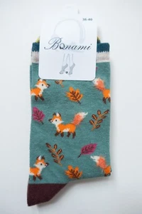 BNWT Bonami Novelty Fun Socks 'Fox' Character Pattern Design UK Size 3–6 - Picture 1 of 2