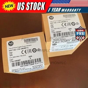 New Factory Sealed AB 1794-OB8EP SER A Flex 8 Point Digital Output Module - Picture 1 of 3
