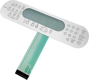 9756559ES Switch Membrane No Metal Plate Compatible with Whirlpool Range WP97565 - Picture 1 of 5