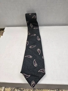Ferrell Reed For Nordstrom Mens Hand Made Silk/Wool tie Woven in England Paisley - Picture 1 of 6