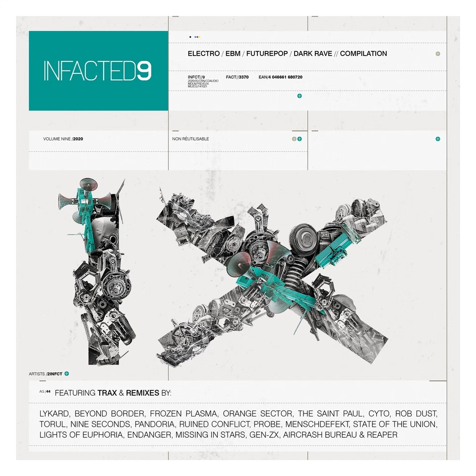 CD Various Artists INFACTED Compilation Vol 9