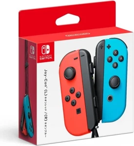 Nintendo Switch Joy-Con Neon Red (L) / Neon Blue (R) Genuine Controllers - Picture 1 of 2