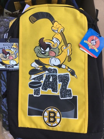 Boston Bruins Back Pack OFFICIAL LICENSED NHL TAZ Looney Tunes NEW WITH TAGS! Cover