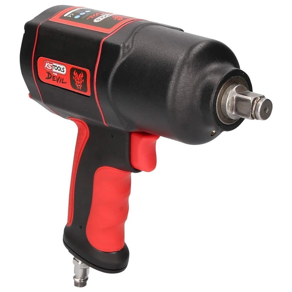 KS Tools THE DEVIL 1/2 Zoll Hochleistungs-Druckluft-Schlagschrauber (515.1200)