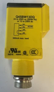 BANNER Q45BW13DQ PHOTOELECTRIC SENSOR 24-250VAC 50/60hz 12-250VDC - Picture 1 of 7