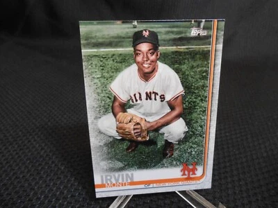 2019 Topps Series 2 Monte Irvin SSP Image Variation RARE #594 New York GIANTS - Image 1 of 2