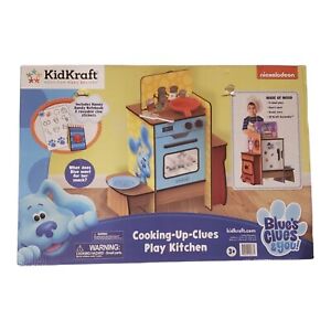 Blue's Clues Wooden Kitchen Cooking-Up-Clues with Handy Dandy Notebook + More