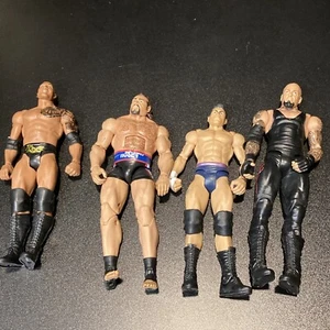 wwe action figures lot of 4 mattel - Picture 1 of 8